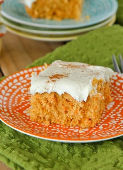 Lightened Up Carrot Cake