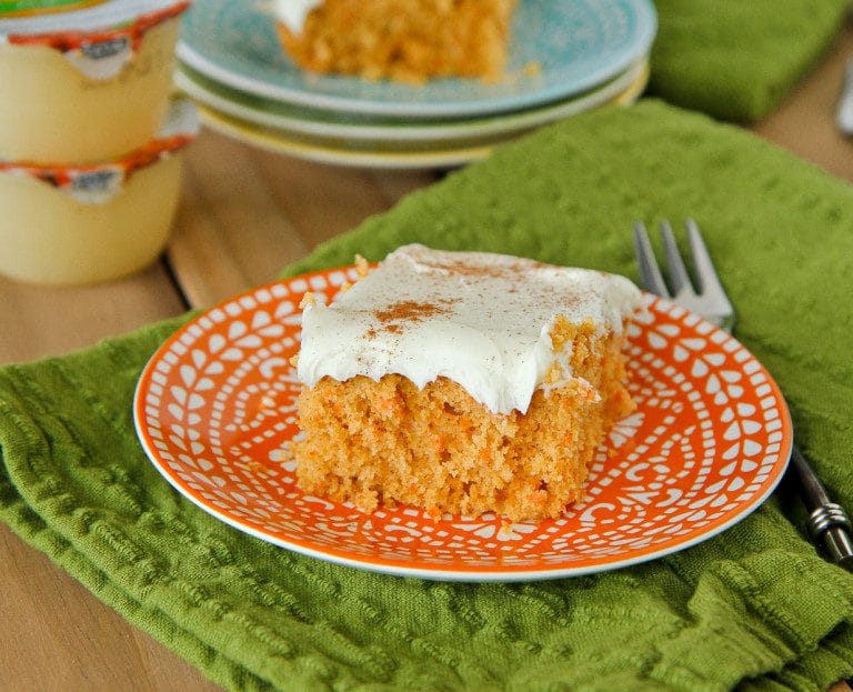 Lightened Up Carrot Cake