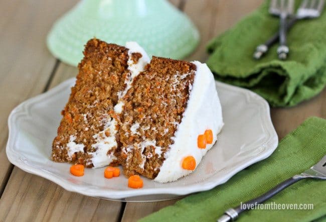 Carrot Cake With Cream Cheese Frosting