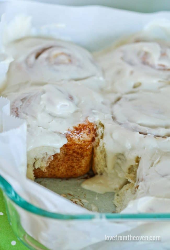 Make Ahead Cinnamon Rolls