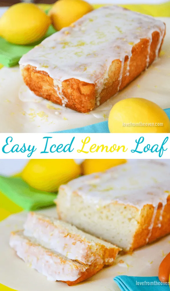 Easy Iced Lemon Loaf Recipe