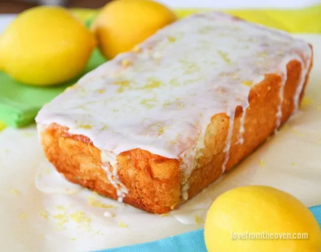 Recipe for Lemon Pound Cake Bread