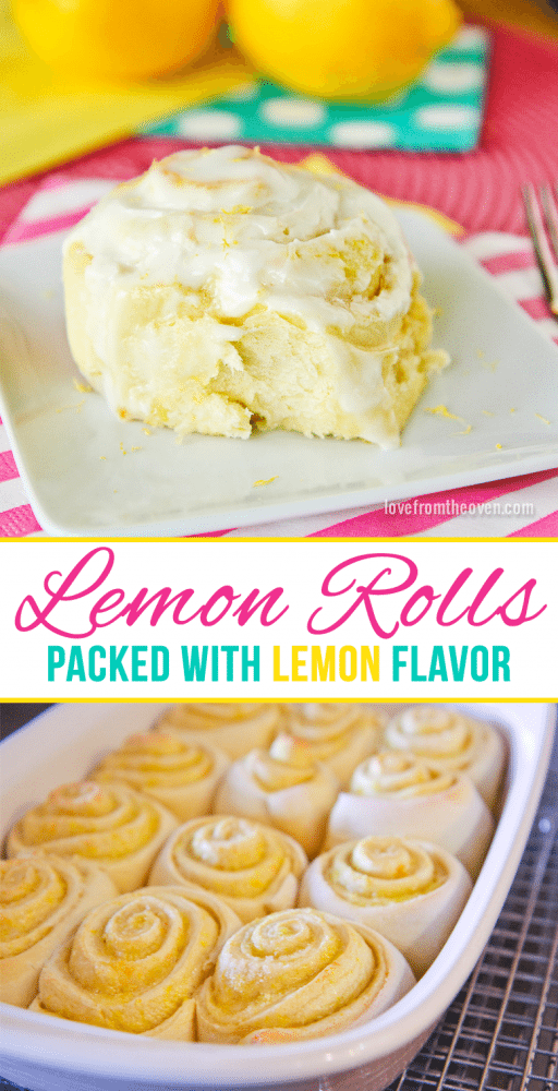 Easy and delicious lemon roll recipe. Love the secret ingredient in the filling!