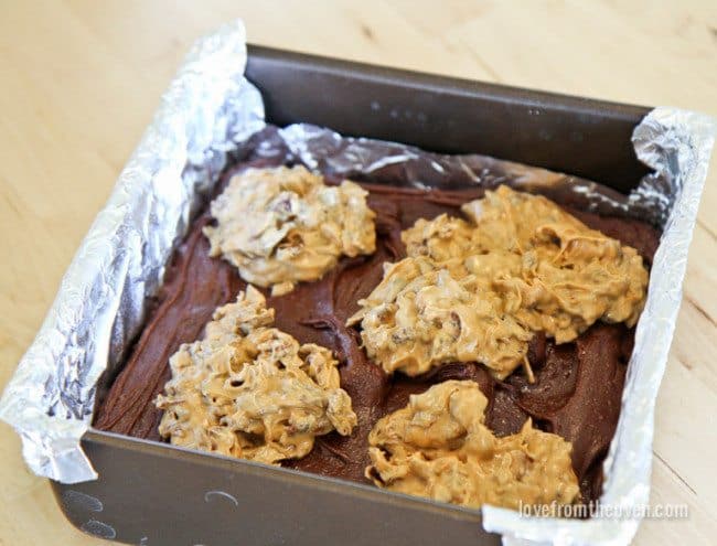 Peanut Butter Crunch Brownies 