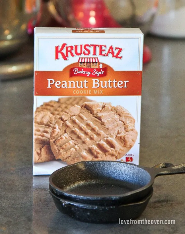 Peanut Butter Skillet Cookies