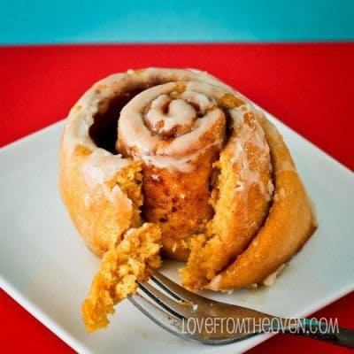 Pumpkin Cinnamon Rolls