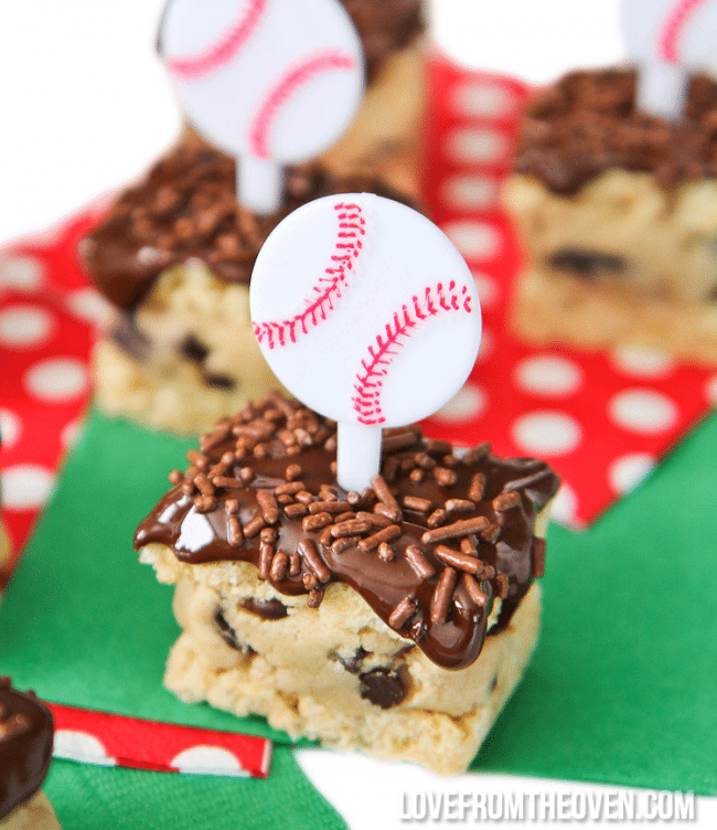 Cookie Dough Rice Krispies Treats