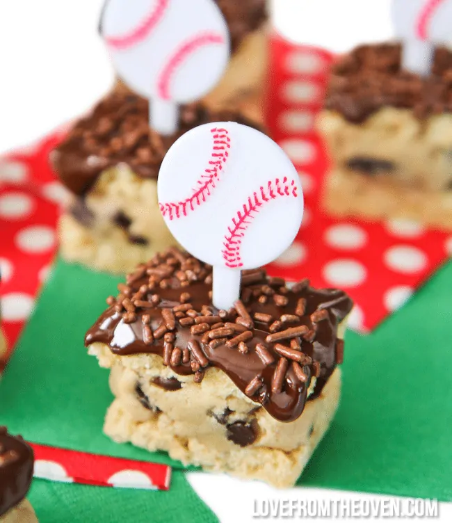 Cookie Dough Rice Krispies Treats