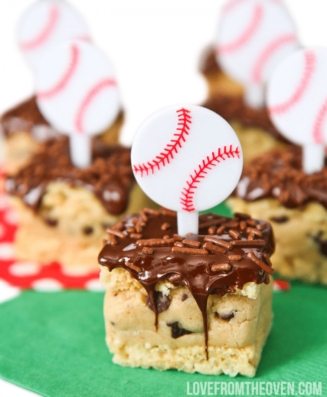 Rice Krispies Treats With Cookie Dough