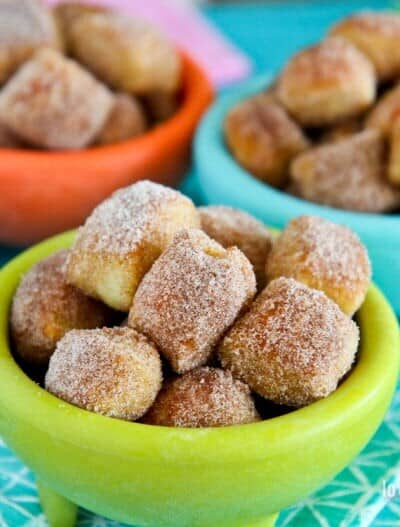 Cinnamon Sugar Pretzel Bites