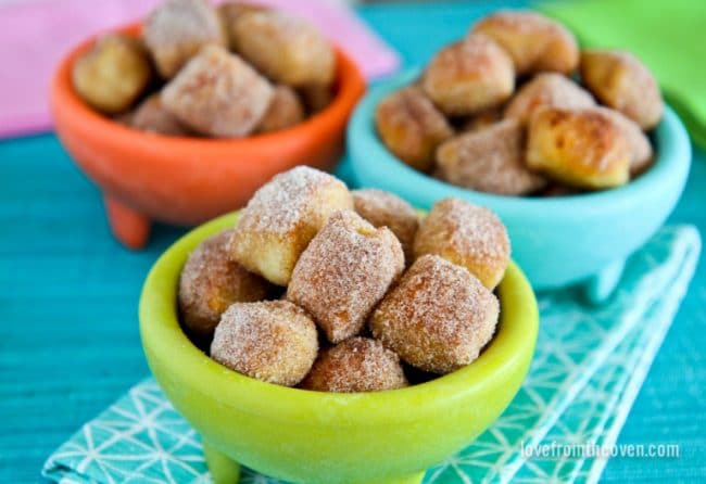 Cinnamon Sugar Pretzel Bites 