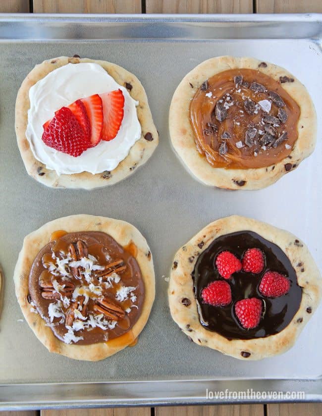 Dessert Pizzas