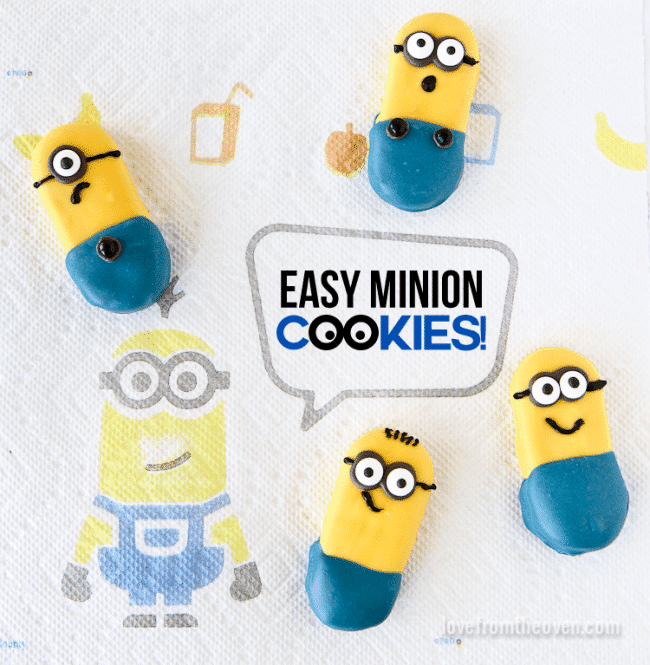 Easy Minion Cookies