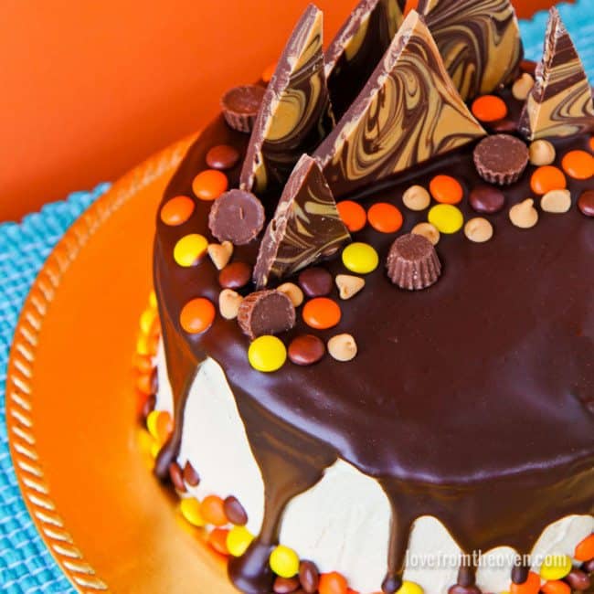 Peanut Butter Chocolate Cake Love From The Oven