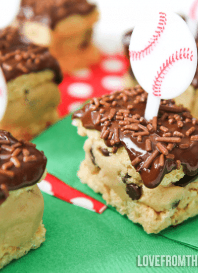 Cookie Dough Crispy Treats