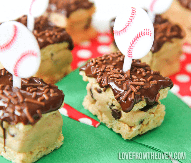 Cookie Dough Crispy Treats