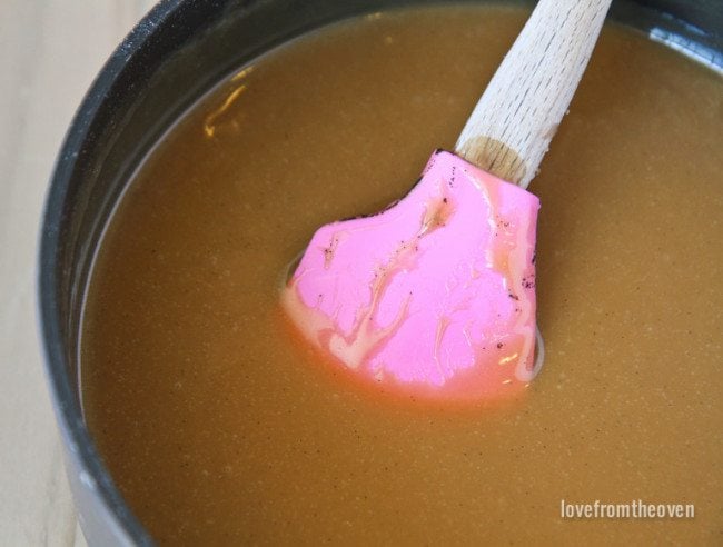 Salted Vanilla Bean Caramel Sauce