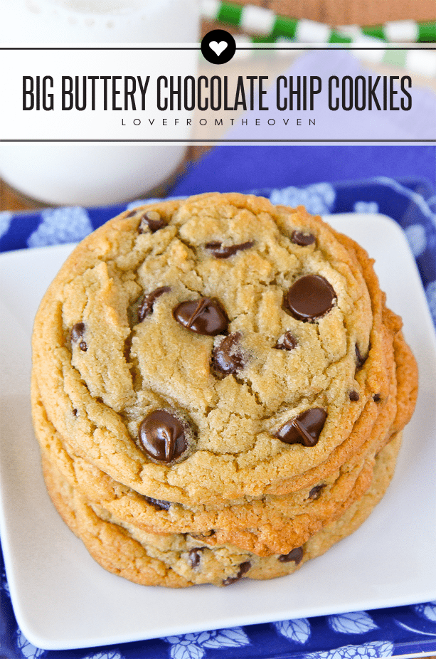 Big Buttery Chewy Chocolate Chip Cookie Recipe