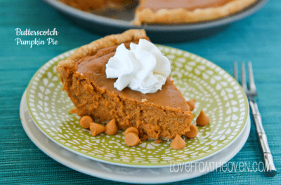 Butterscotch Pumpkin Pie