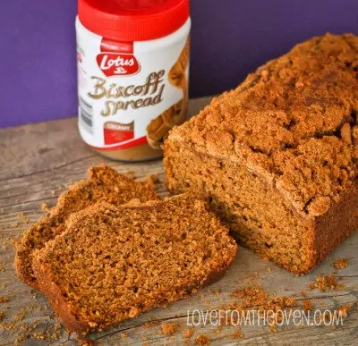 Pane di zucca del Biscoff