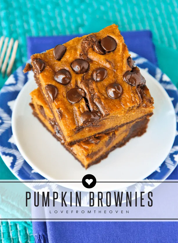 Receta de brownies de calabaza