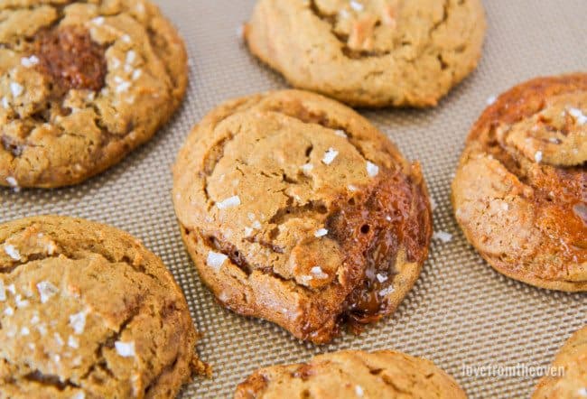 Pumpkin Caramel Cookies