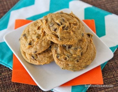 Pumpkin Chocolate Chip Cookies