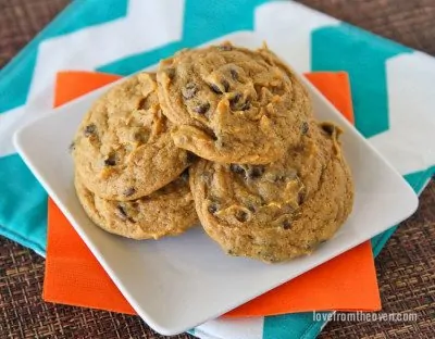 Biscuits à la citrouille avec pépites de chocolat