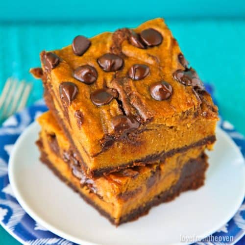 pumpkin brownies love from
