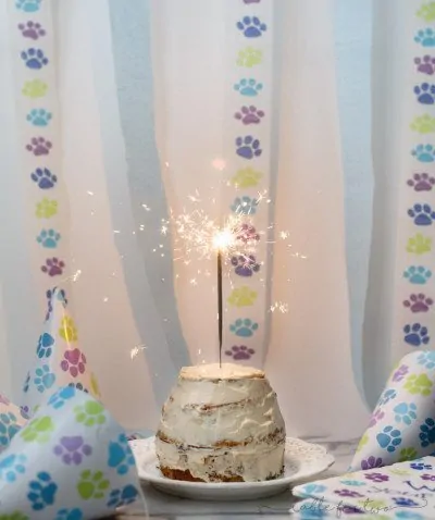 Grain Free Dog Birthday Cake