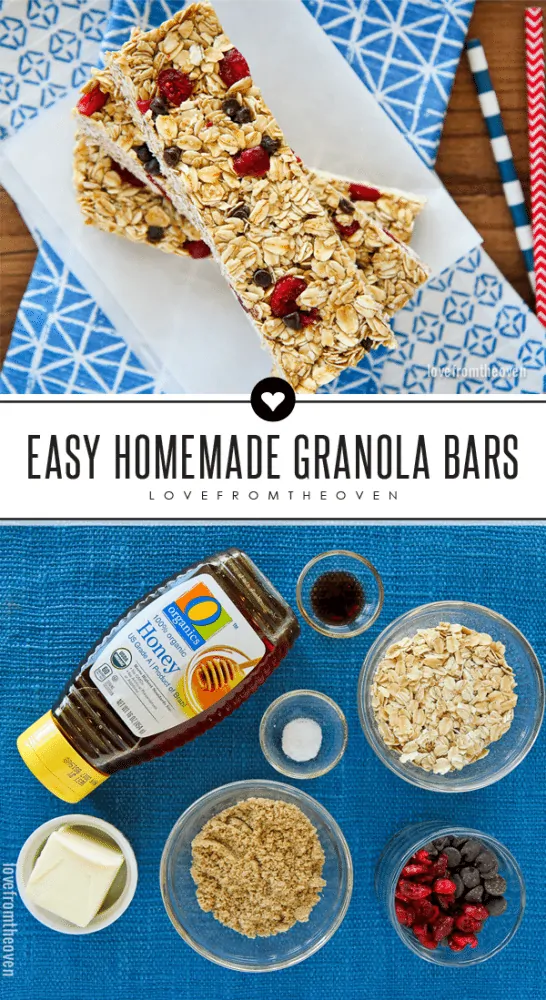 Easy Homemade Granola Bar Recipe