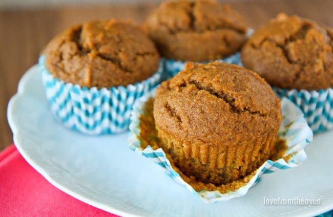 Biscoff Pumpkin Muffins