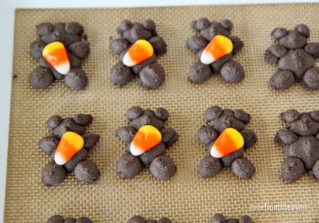 Chocolate Spritz Cookies For Halloween