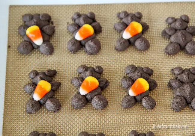 Chocolate Spritz Cookies For Halloween