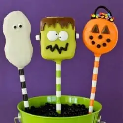 Halloween Cookie Pops