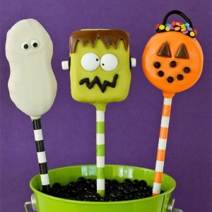 Halloween Cookie Pops