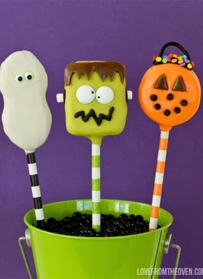 Halloween Cookie Pops