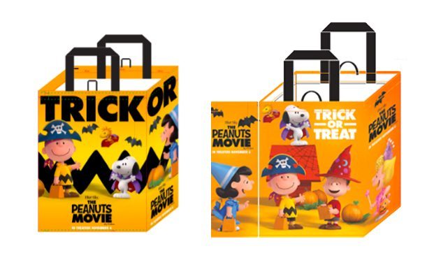 Peanuts Trick Or Treat Bags At Albertsons and Safeway