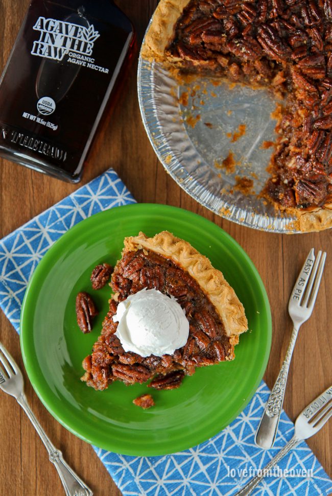 Pecan Pie Made With Agave