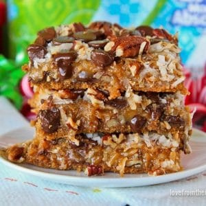 Caramel Magic Cookie Bars