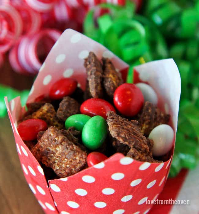 Chocolate Mint Chex Mix