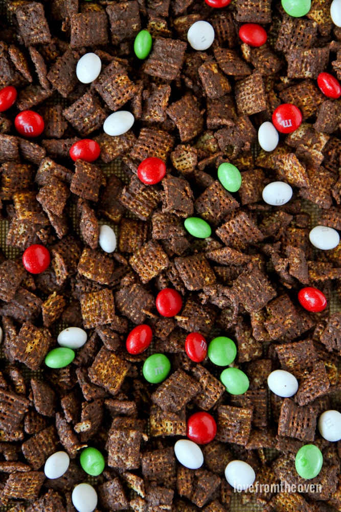 Easy Chocolate Chex Mix Love From The Oven