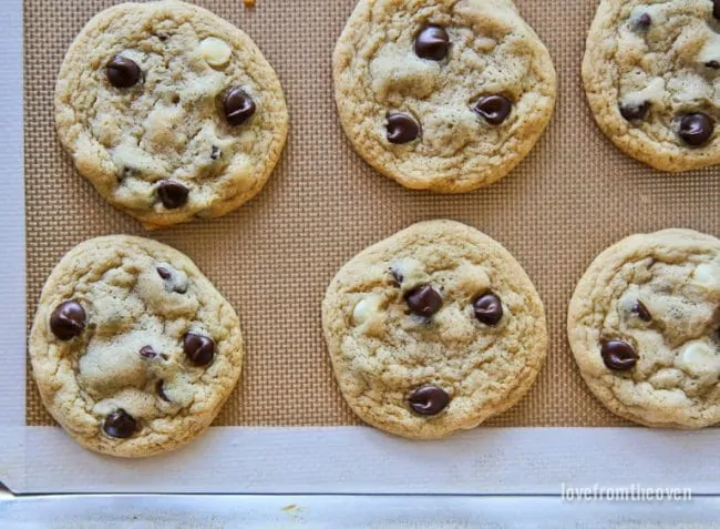 Dark And White Chocolate Chip Cookies