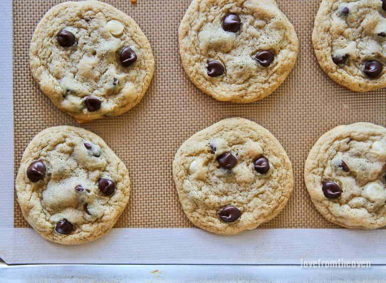 Dark And White Chocolate Chip Cookies