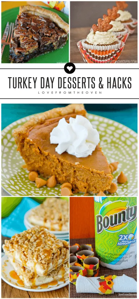 Easy Thanksgiving Desserts And Turkey Day Hacks. I'm all about a stress free holiday! #turkeydayhacks 