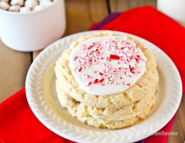 Peppermint Sugar Cookies