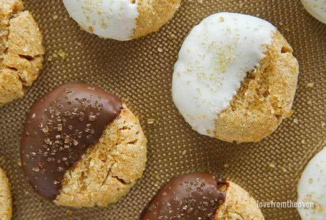 Chocolate Covered Peanut Butter Cookies