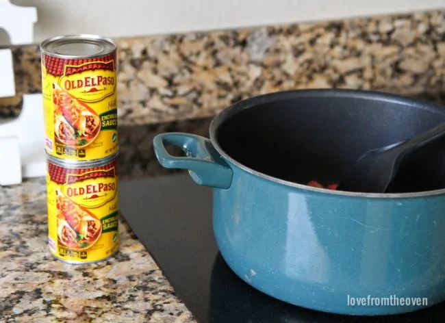 One Pot Enchilada Pasta