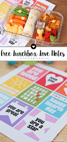 Free Lunchbox Love Notes Printables