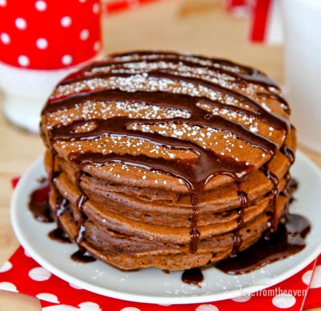 Easy Chocolate Pancakes